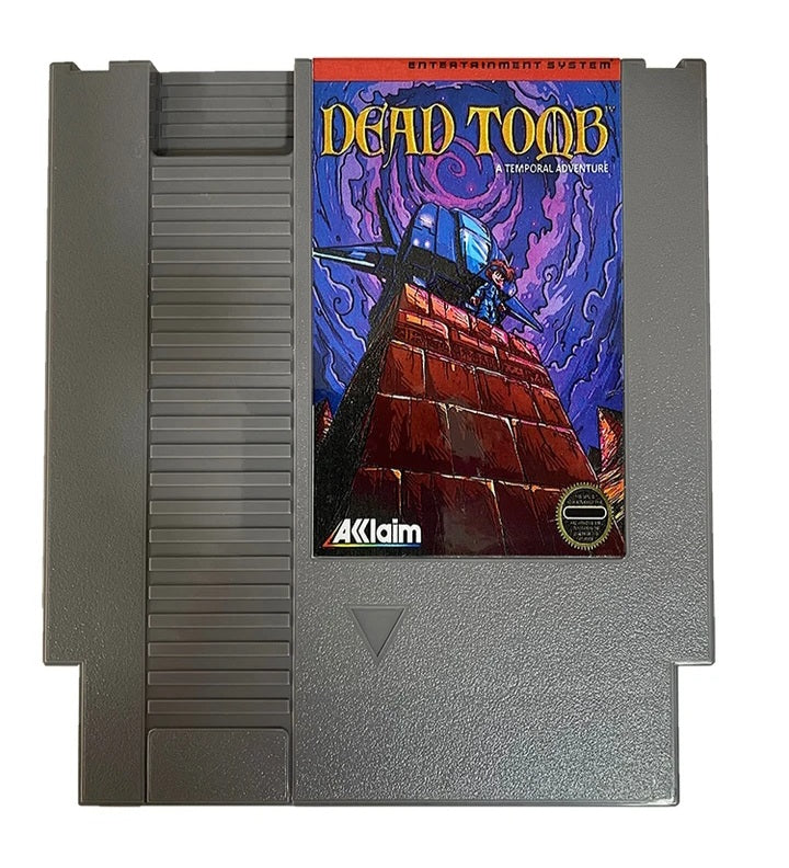 DEAD TOMB: A Temporal Adventure - NES Nintendo Entertainment System 1985 72 Pin 8 Bit Video Game Cartridge