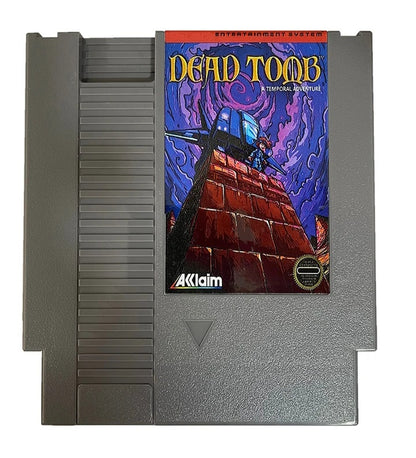 DEAD TOMB: A Temporal Adventure - NES Nintendo Entertainment System 1985 72 Pin 8 Bit Video Game Cartridge