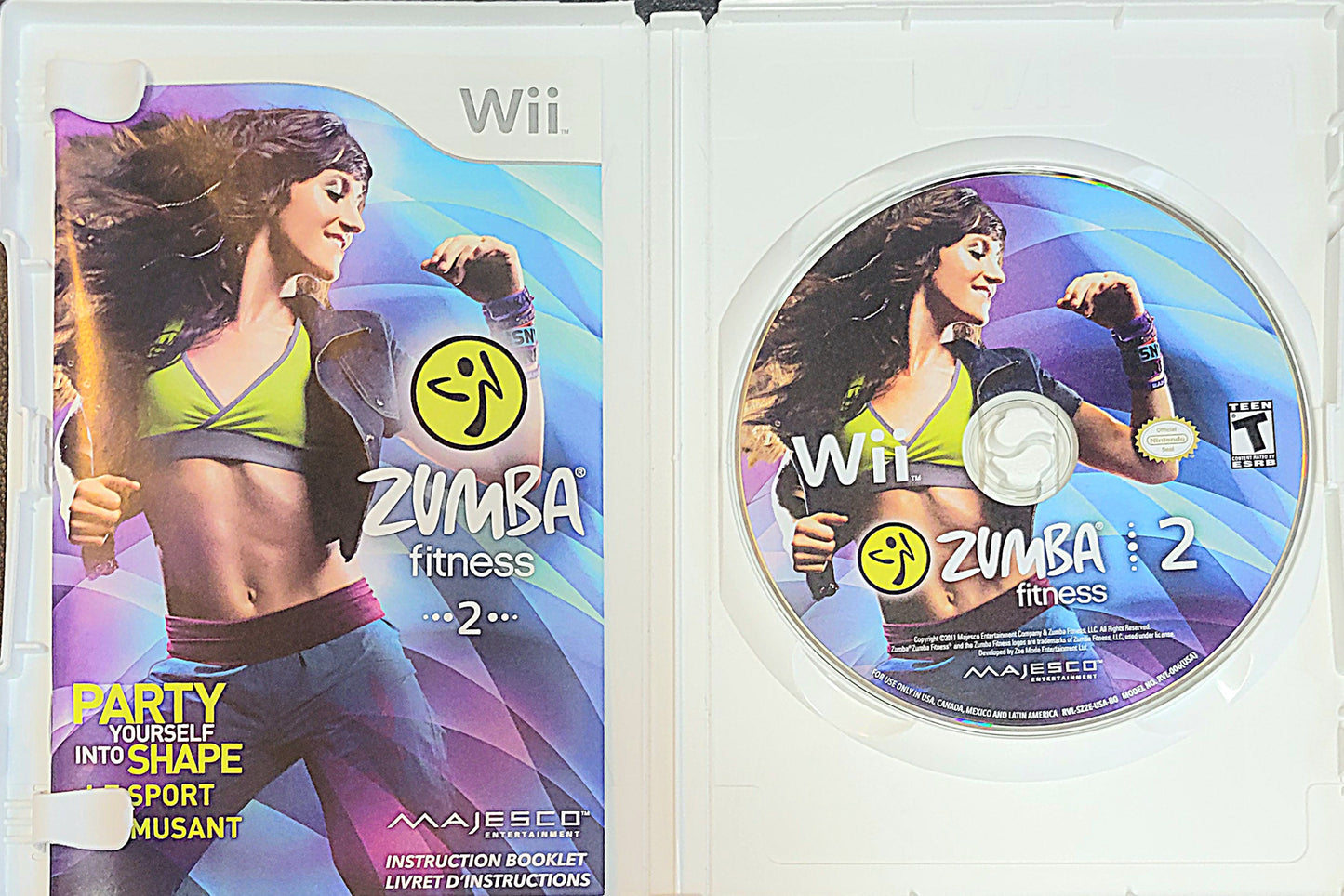 Zumba Fitness 2 – Nintendo Wii CIB – RE-SEALED + Like New