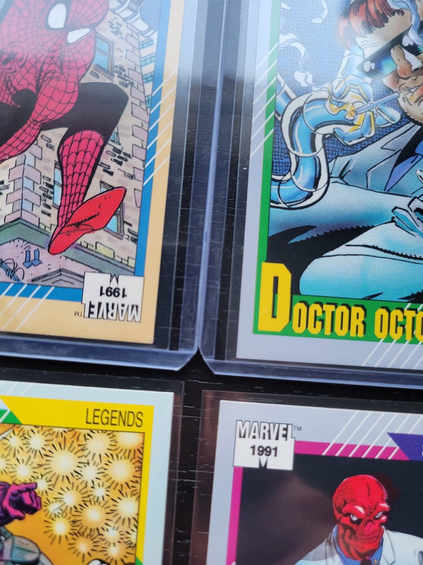 1991 EDITION Marvel Cards One & Only Extremely Rare Set Spider-Man Dr Octopus 2nd Time Seen On Cards! Mint Condition AUTHENTIC 10 Pieces AA+