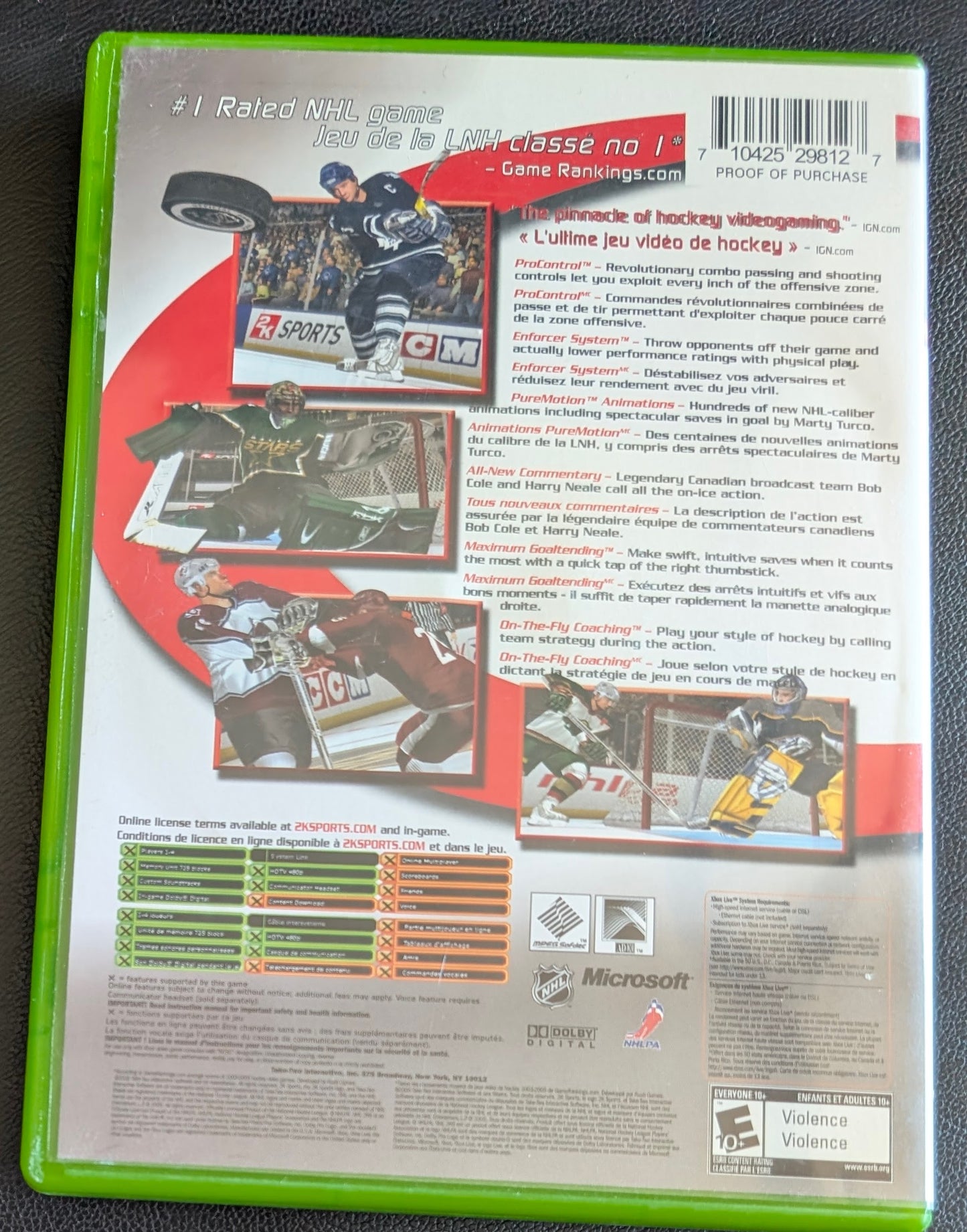 NHL 2K6 (2005) - Original Xbox | RE-Sealed