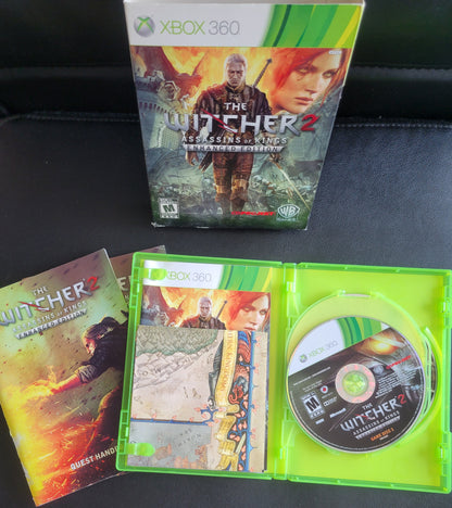 The Witcher 2: Assassin's Of Kings Enhanced Edition - (CIB) - Microsoft XBOX 360 - Pre-Owned Like New CLEAN DISC