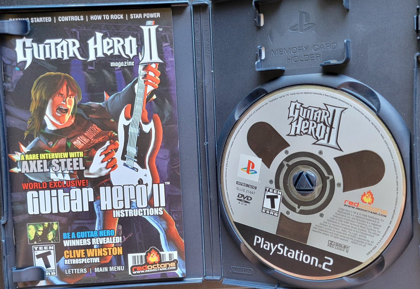 GUITAR HERO 2 - Sony PlayStation 2 PS2 CIB Pre-Owned Great Shape! Tested & Working