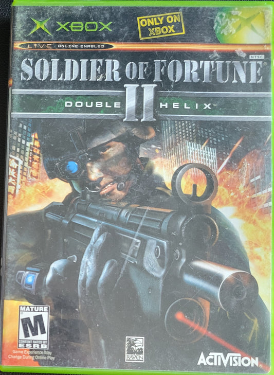 Soldier Of Fortune 2: Double Helix - Microsoft XBOX - CIB Pre-Owned Great Shape Tested & Working