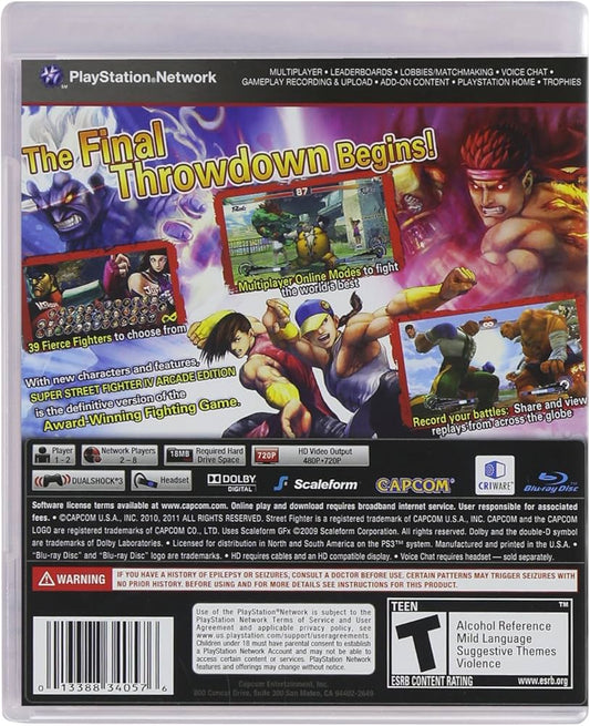 Street Fighter IV – 2009 Sony PlayStation 3 CIB – RE-Sealed – Excellent