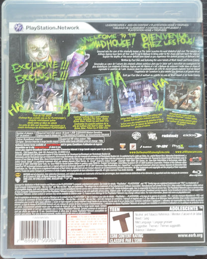 BATMAN: Arkham Asylum - 2013 Sony PlayStation 3 PS3 Pre-Owned Great Shape Tested & Working