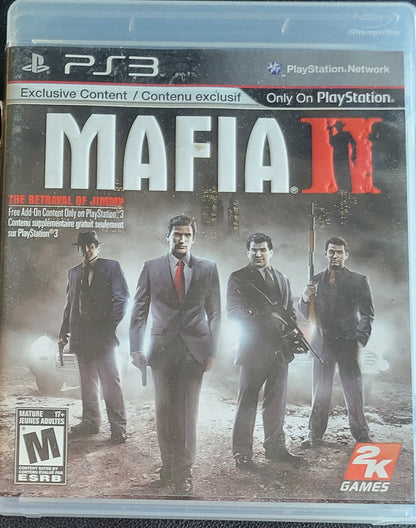 Mafia II (CIB) – Sony PlayStation 3 PS3 – Tested & Working