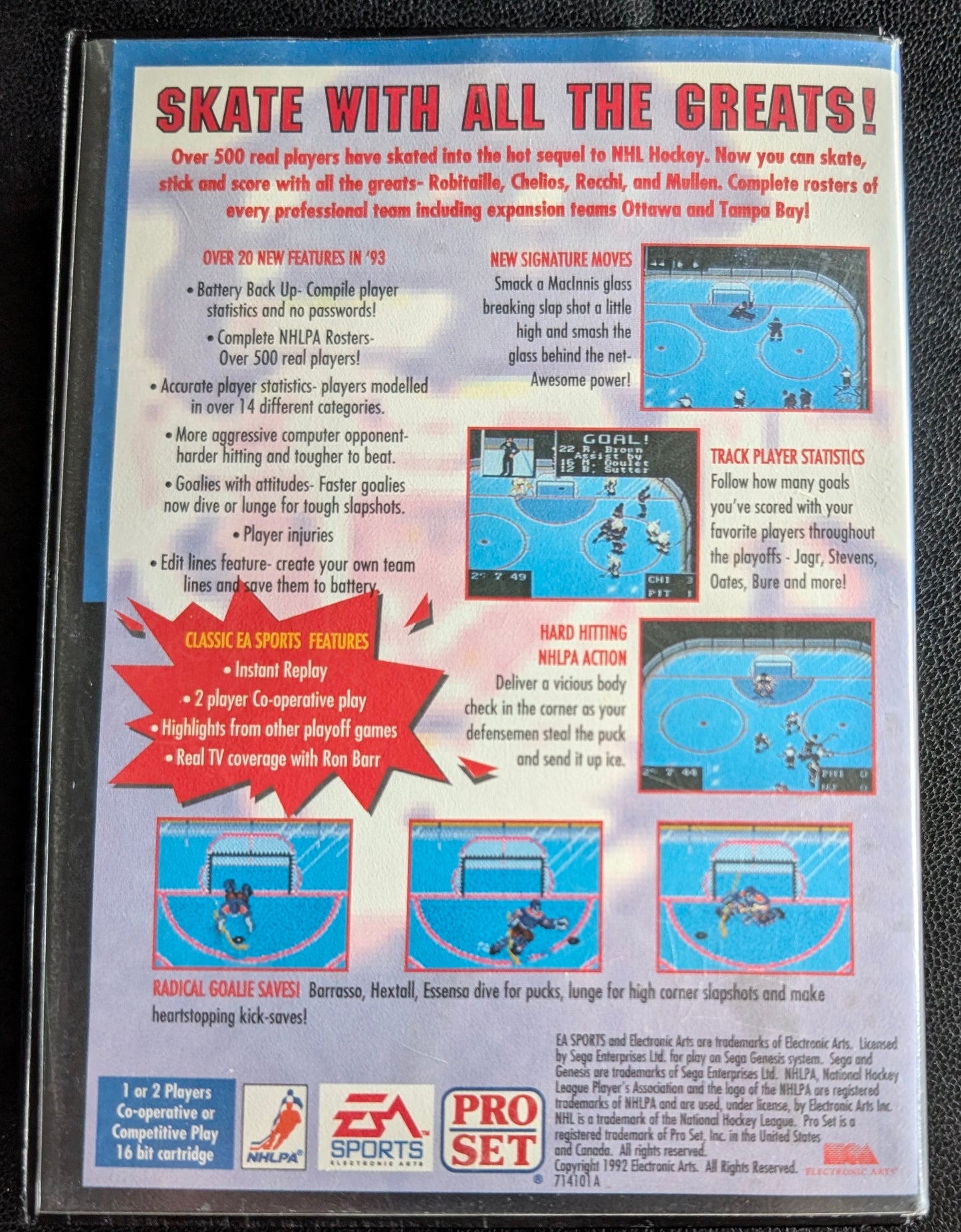 NHLPA Hockey '93 - CIB (Sega Genesis) | 1992 | Sports / Hockey