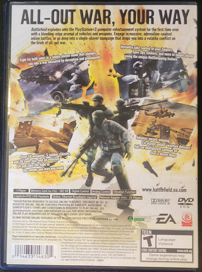 Battlefield 2: Modern Combat - Sony PlayStation 2 PS2 Pre-Owned Tested & Working MINTY