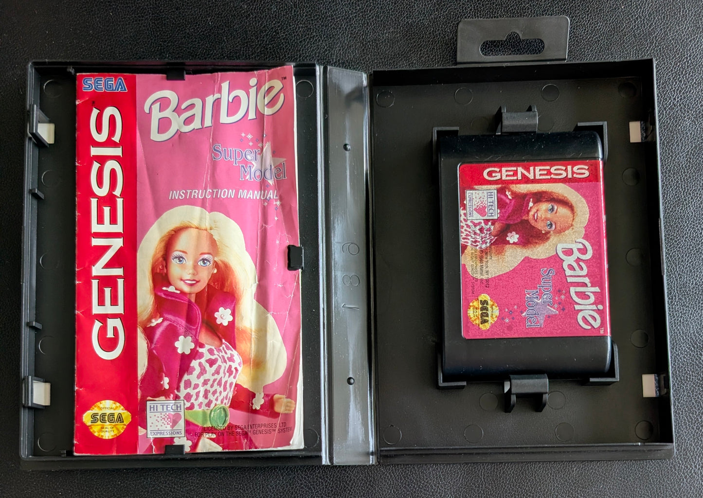 Barbie: Super Model - CIB Boxed Hang Tab (Sega Genesis) | 1993 | Action / Adventure