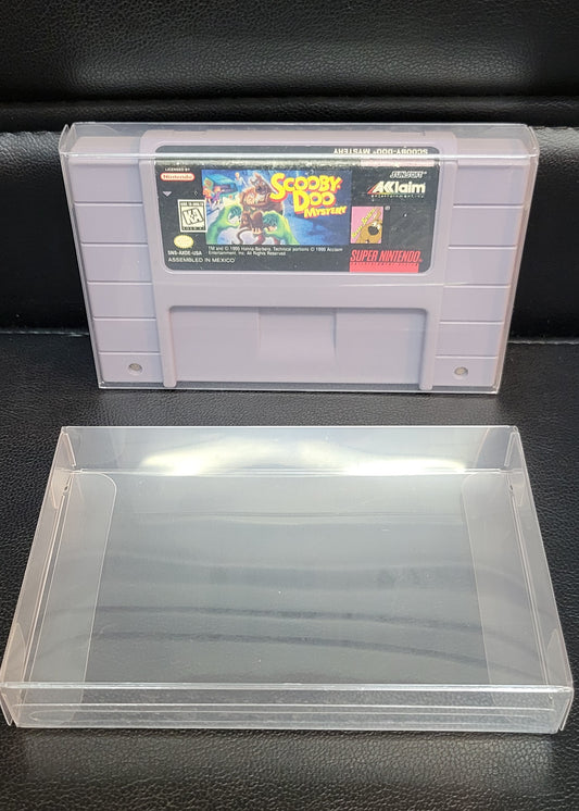 Authentic Scooby Doo Mystery - SNES - Super Nintendo Ent. System 1995 NTSC Cartridge Plus Plastic Protector