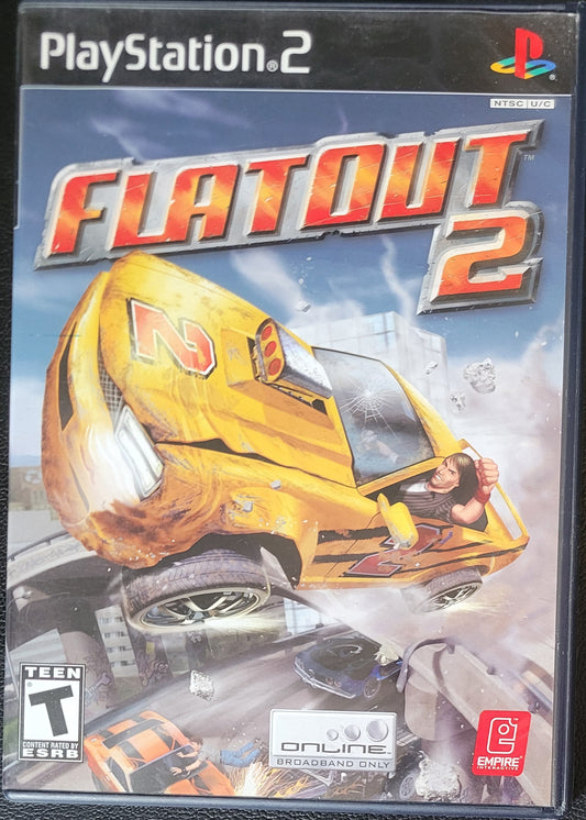 Flat Out 2 - Sony PlayStation 2 PS2 (CIB) Pre-Owned Tested & Working Great Shape!