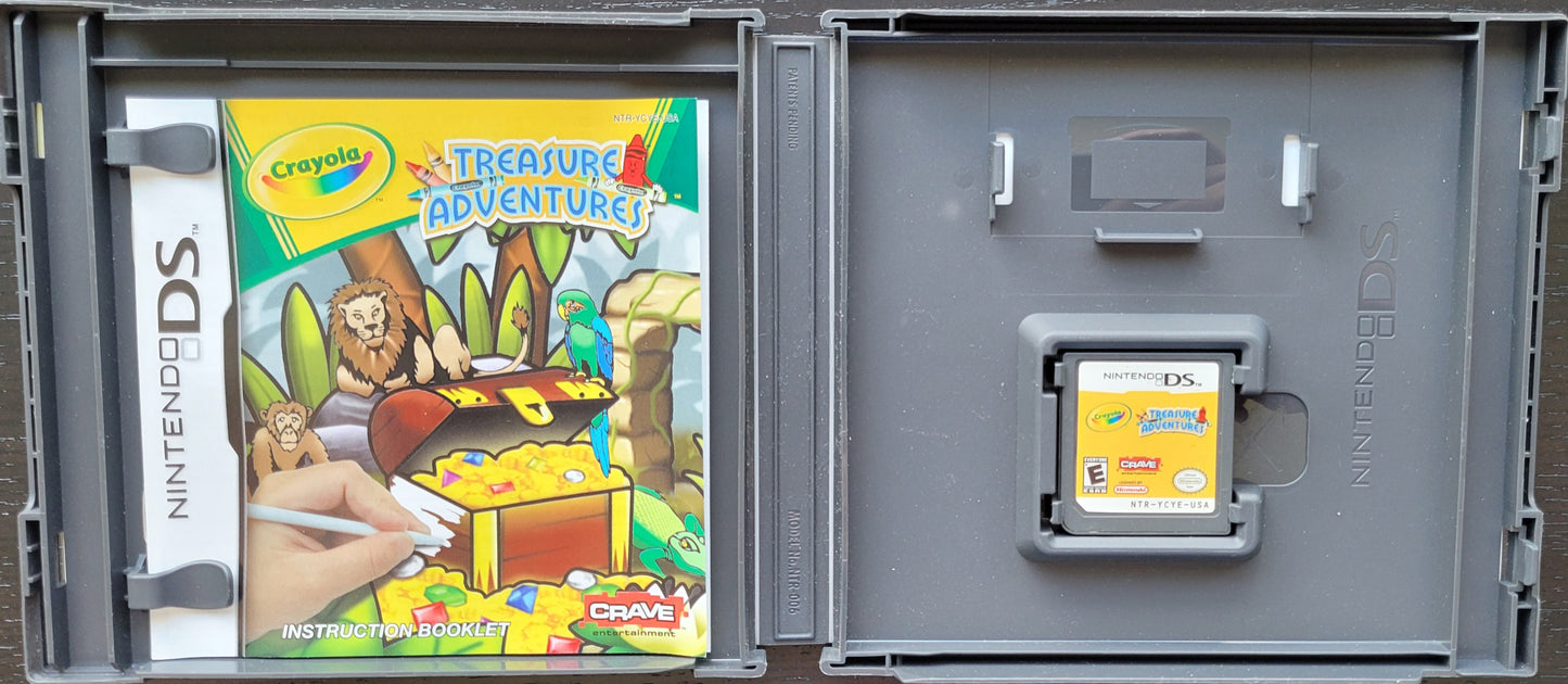 Crayola: Treasure Adventures 2007 - Nintendo DS - Handheld Console NTSC Cartridge Only Tested & Working