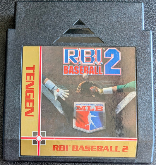 R.B.I. Baseball 1 & 2 (1988-1989) - Nintendo NES | Authentic | Cleaned & Tested + Protection Sleeve