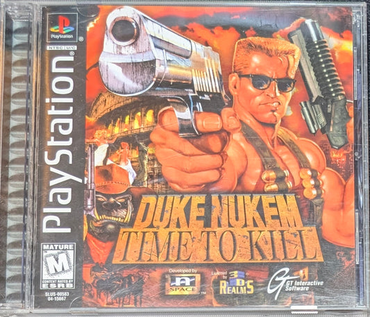 Duke Nukem: Time to Kill (PS1) (1998) | Complete CIB | Re-Sealed | Mint Condition