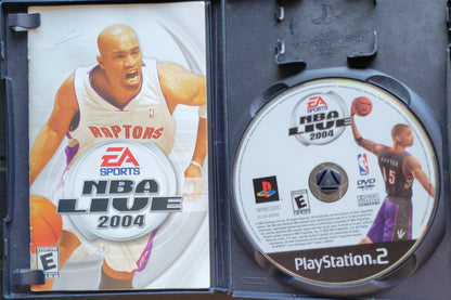 NBA LIVE 2004 Vince Carter Edition - Sony PlayStation 2 PS2 CIB Pre-Owned Great Shape! Tested & Working