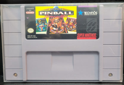 1992 Super Super Pinball SNES Authentic Cartridge (Super Nintendo Entertainment System) Classic Arcade Game Original Condition