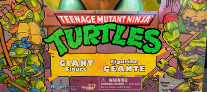 Giant Original 1989 Ninja Turtles Movie TMNT Teenage Movable Toys Mutant Action Figure Weapons + Pizza Included COWABUNGA DUDES!