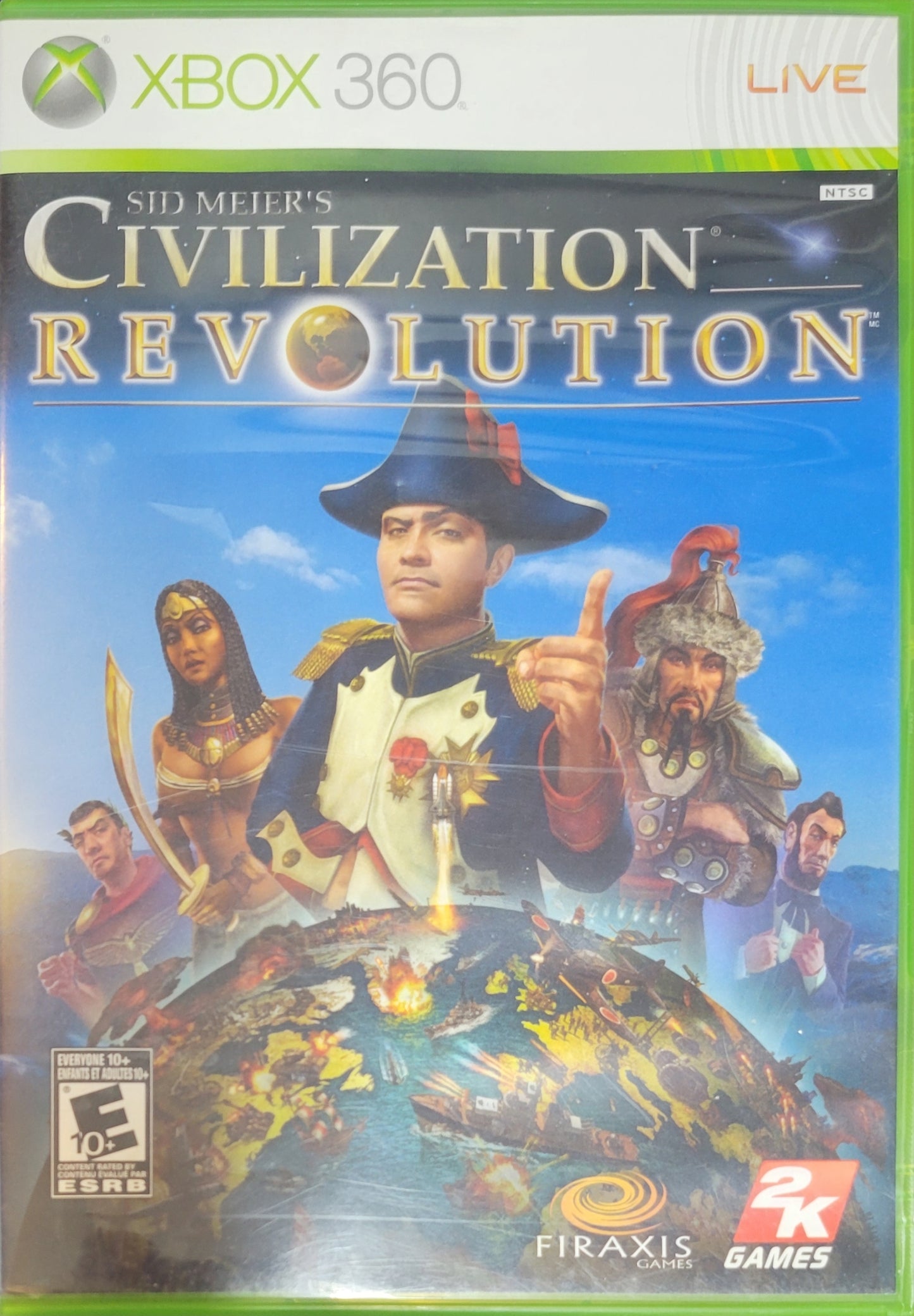Civilization Revolution – Microsoft Xbox 360 CIB – Clean Disc – RE-SEALED (2008)