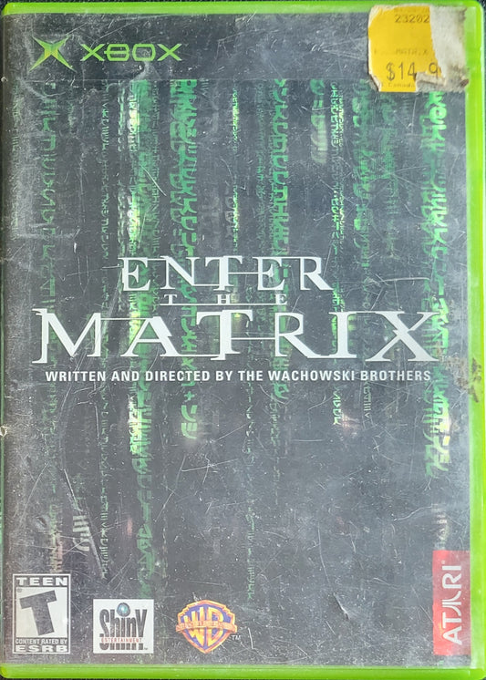 Enter The MATRIX (CWB) OG Microsoft XBOX  Pre-Owned Great Shape Tested & Working CLEAN DISC