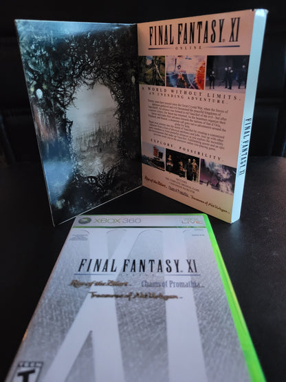 Final Fantasy XI LIMITED EDITION BOX SET - Microsoft XBOX 360 - MINT CIB Pre-Owned Great Shape Tested & Working