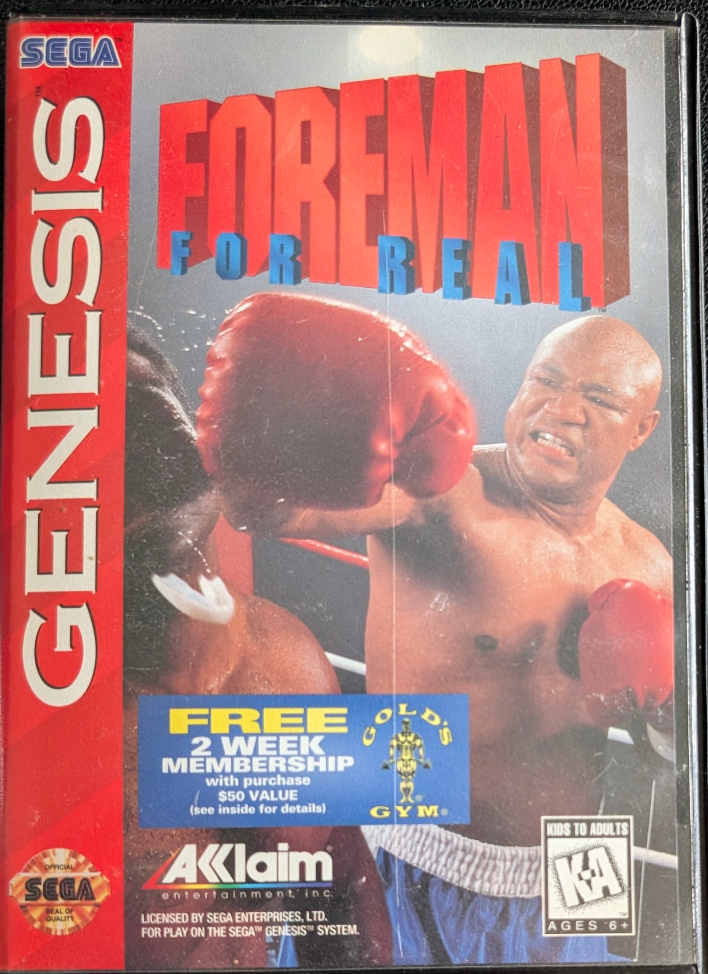 Foreman For Real - CIB (Sega Genesis) | 1995 | Sports / Boxing