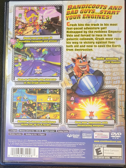 Crash: Nitro Kart Greatest Hits - Sony PlayStation 2 PS2 (CIB) Pre-Owned Tested & Working Great Shape!