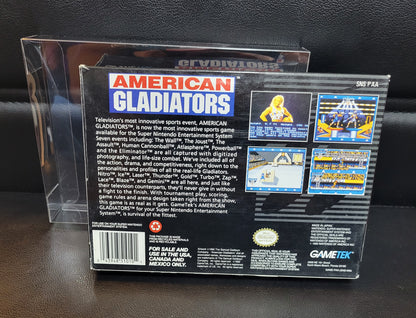 American Gladiators (SNES) - Super Nintendo Ent. 1993 IMMACULATE Condition - (REAL CIB)