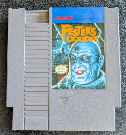 Fester's Quest (1989) - Nintendo NES | Authentic | Cleaned & Tested + Protection Sleeve