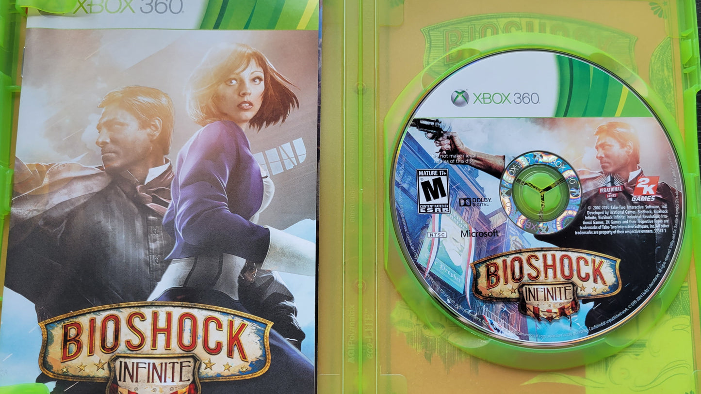 Bioshock Infinite - Microsoft XBOX 360 - CIB Pre-Owned Great Shape Tested & Working