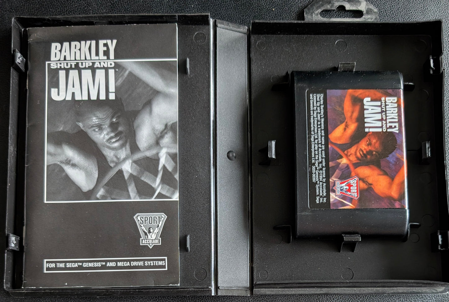 Barkley Shut Up and Jam! - Boxed CIB Hang Tab (Sega Genesis) | 1994 | Sports