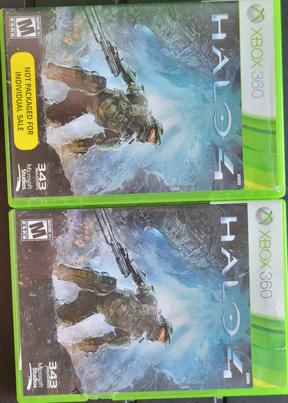 Lot Of 2 HALO 4 - Microsoft XBOX 360 - Pre-Owned Great Shape Tested & Working