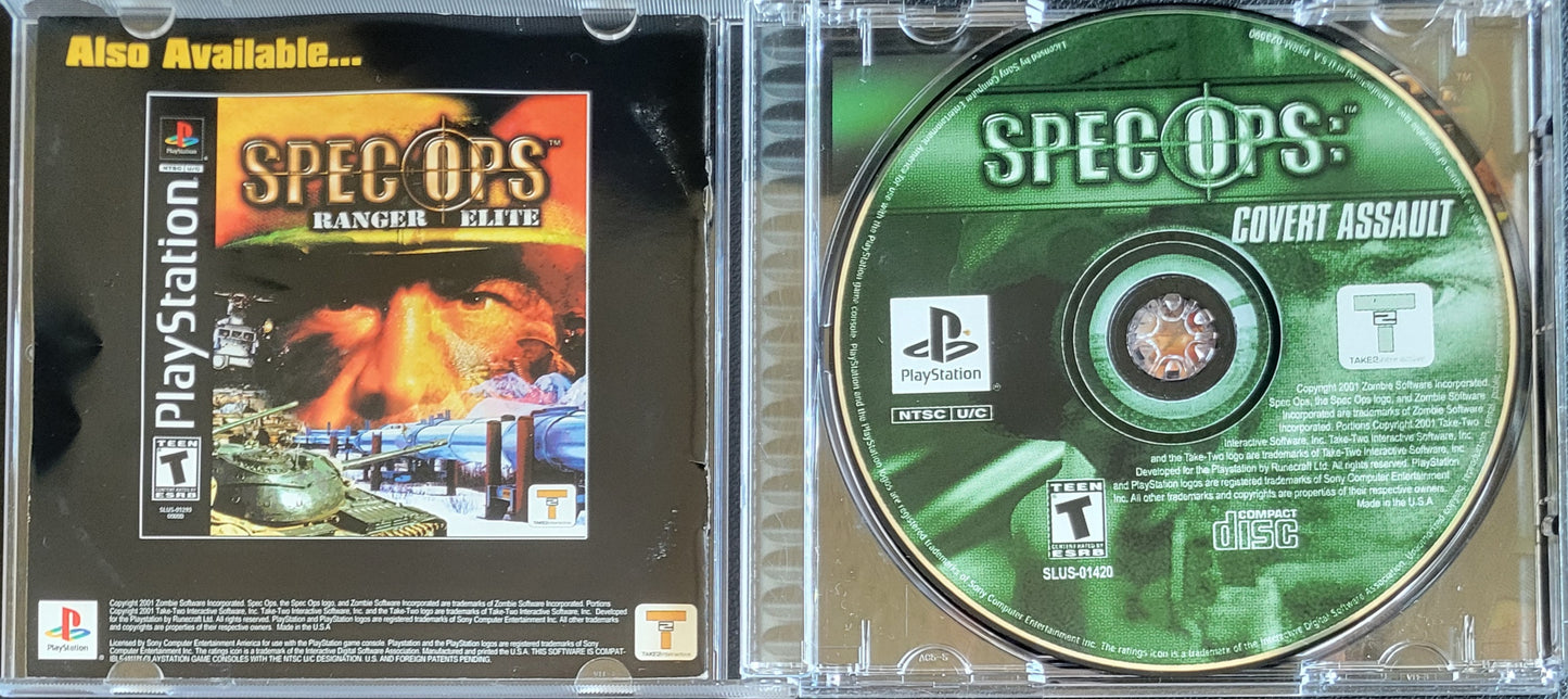 Spec Ops: Covert Assault – Sony PlayStation 1 PS1 CIB – Re-Sealed
