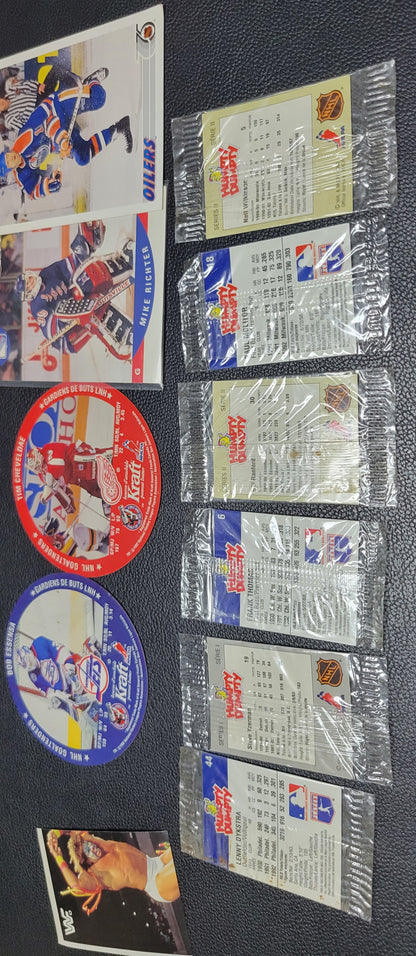 SEALED Hard To Find Miniature Kraft + Humpty Dumpty MLB + NHL Hockey Card Lot Great Condition Smoke Free Home