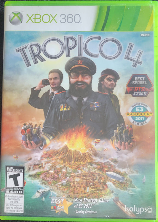Tropico 4 - (CIB) - Microsoft XBOX 360 - Pre-Owned Like New CLEAN DISC