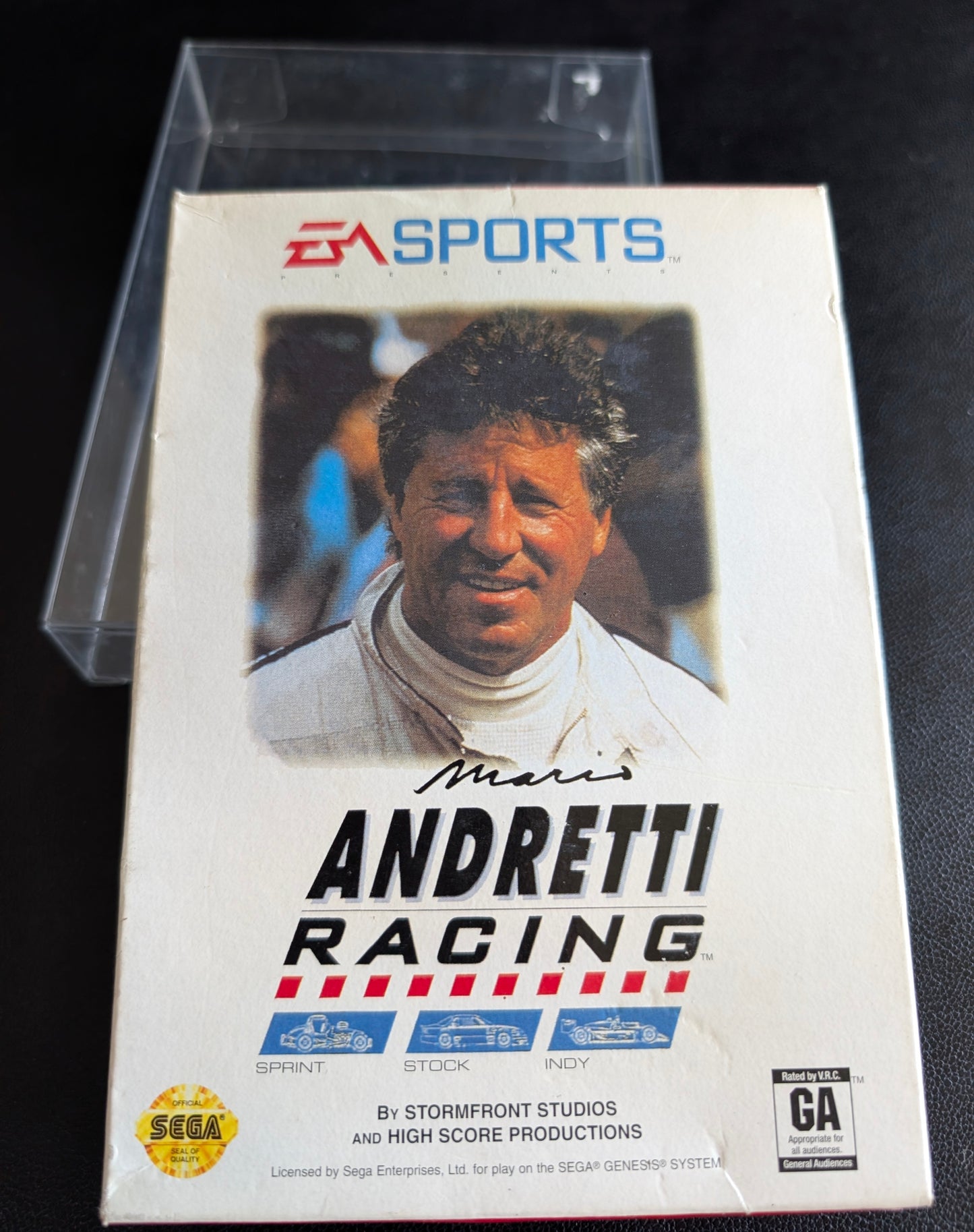 Andretti Racing - Boxed CIB (Sega Genesis) | 1991 | Racing / Driving