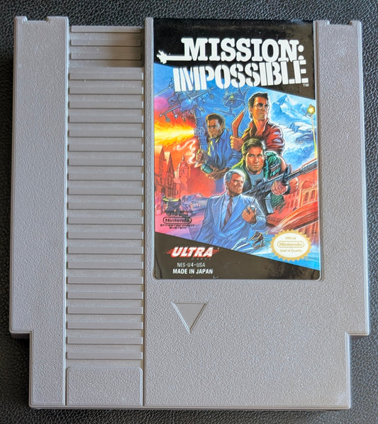 Mission: Impossible (1990) - Nintendo NES | Authentic | Cleaned & Tested + Protection Sleeve