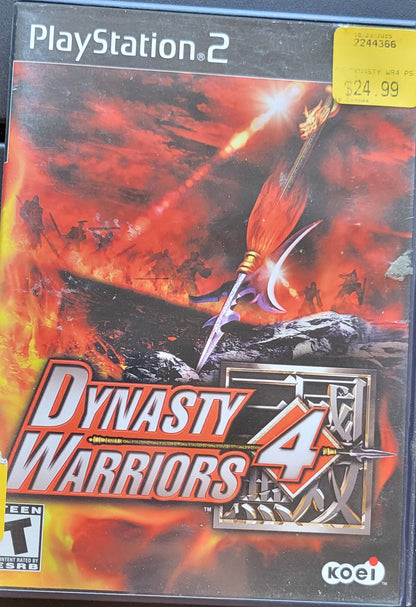 Nice Find* DYNASTY WARRIORS 4 - Sony PlayStation 2 2003 PS2 Pre-Owned Great Shape! Tested & Working