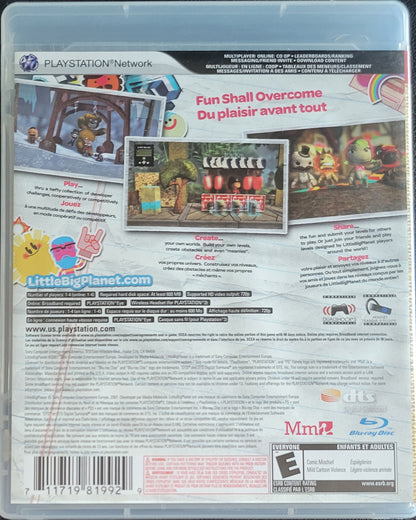 Little Big Planet (CIB) – Sony PlayStation 3 PS3 – Tested & Working