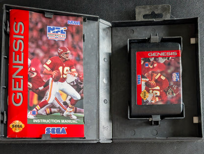 NFL Football '94 Featuring Joe Montana - Boxed CIB Hang Tab (Sega Genesis) | 1993 | Sports / Football