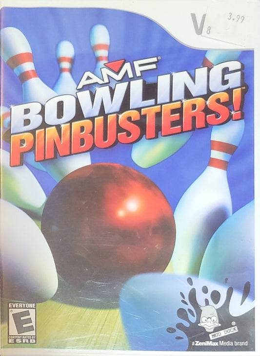 AMF Bowling Pin Busters – Nintendo Wii – CIB – RE-SEALED – Clean Disc
