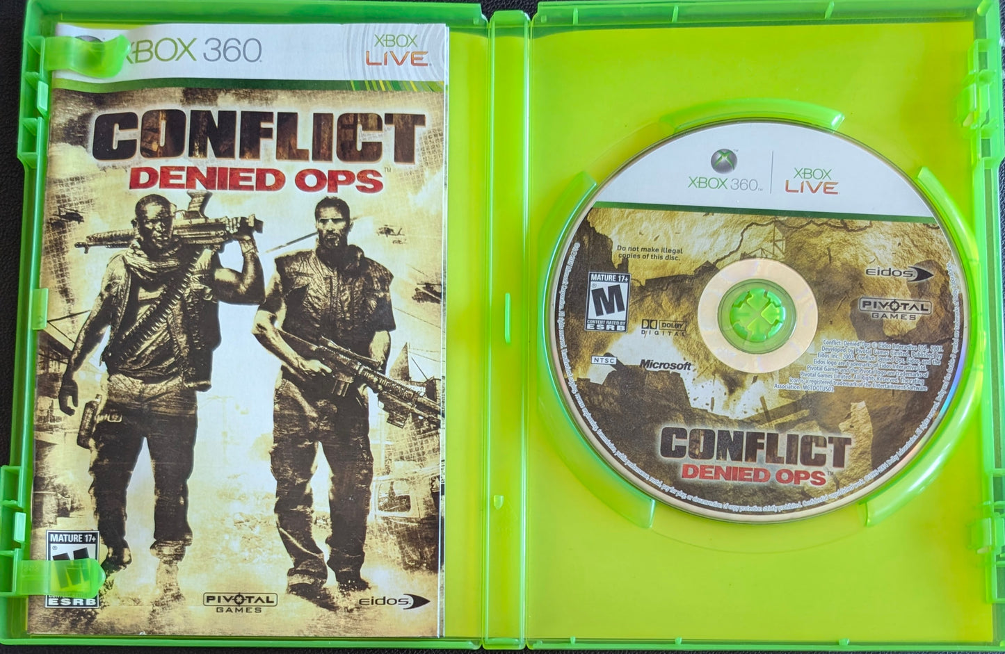 Conflict: Denied Ops (2008) - CIB Xbox 360 | RE-Sealed