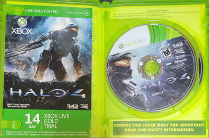 Halo 4 – Microsoft Xbox 360 CIB – Clean Disc – RE-SEALED (2012)