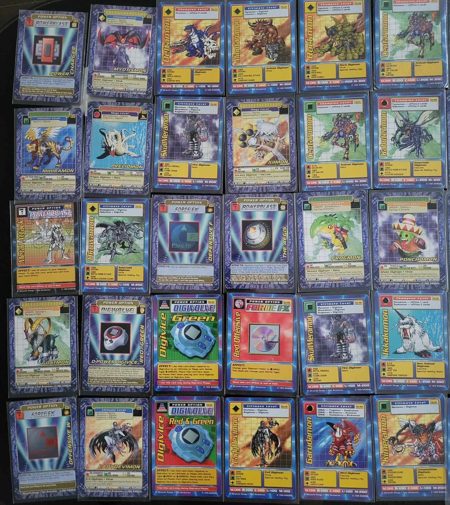 1999 HUGE LOT BANDAI: DIGIMON Including Original 1st Editions!! Trading Cards