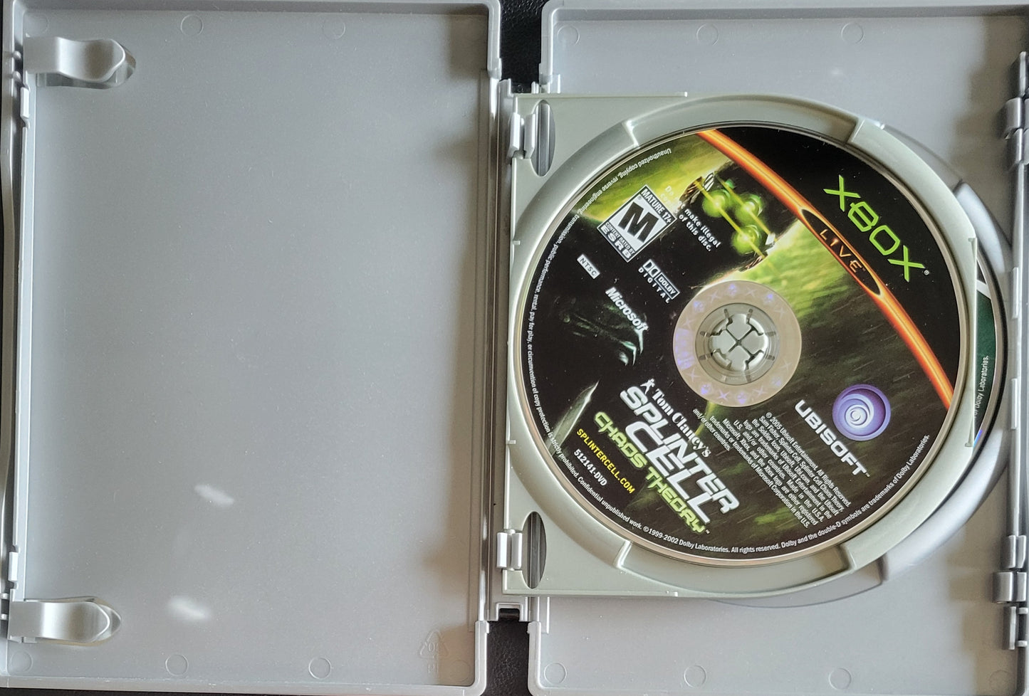 Splinter Cell: Chaos Theory Limited Edition Tin - (CIB) OG Microsoft XBOX Pre-Owned Great Shape Tested & Working CLEAN DISC