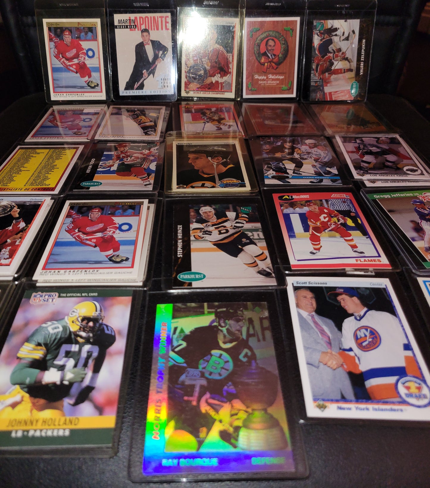 Assorted Lot 90's UD Topps O-Pee-Chee Parkhurst Premiere Pro-Set Score Collector's Sports Card Starter Kit For ALL AGES