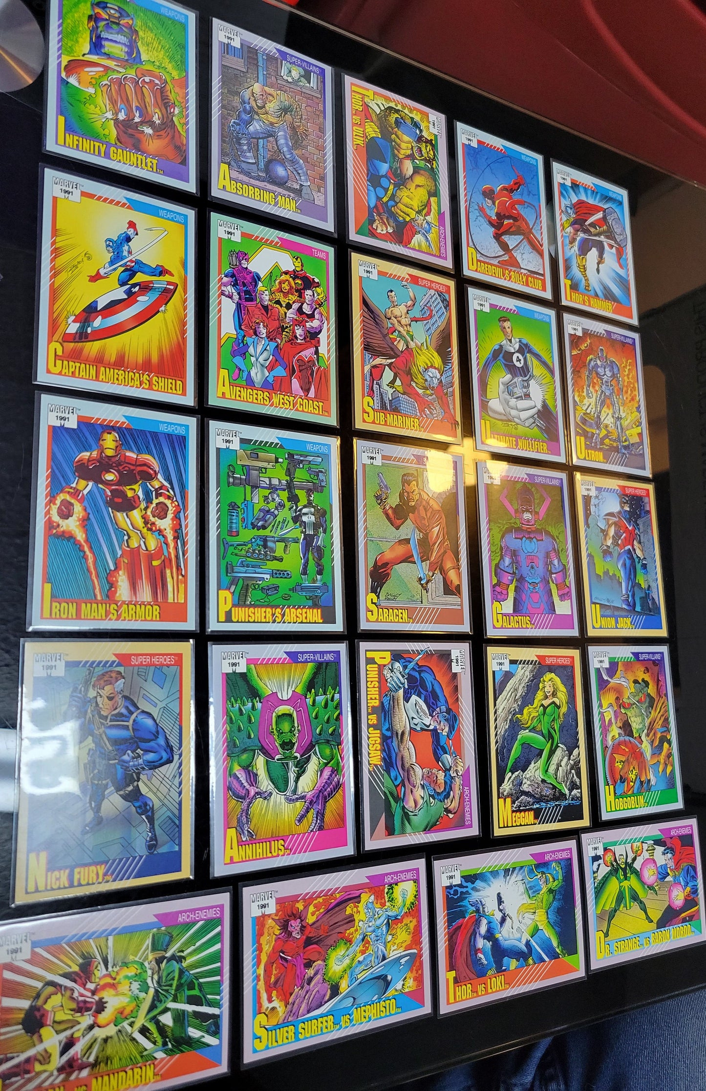 25 Ultra Mint 2nd EDITION / APPEARANCE Marvel Super Heros Ever On Cards - 1991 Original & Authentic Masterpiece Set Must See For Comic Fans!