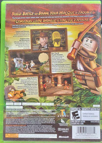 Indiana Jones: The Original Adventures - Microsoft XBOX 360 - CIB Pre-Owned Great Shape Tested & Working