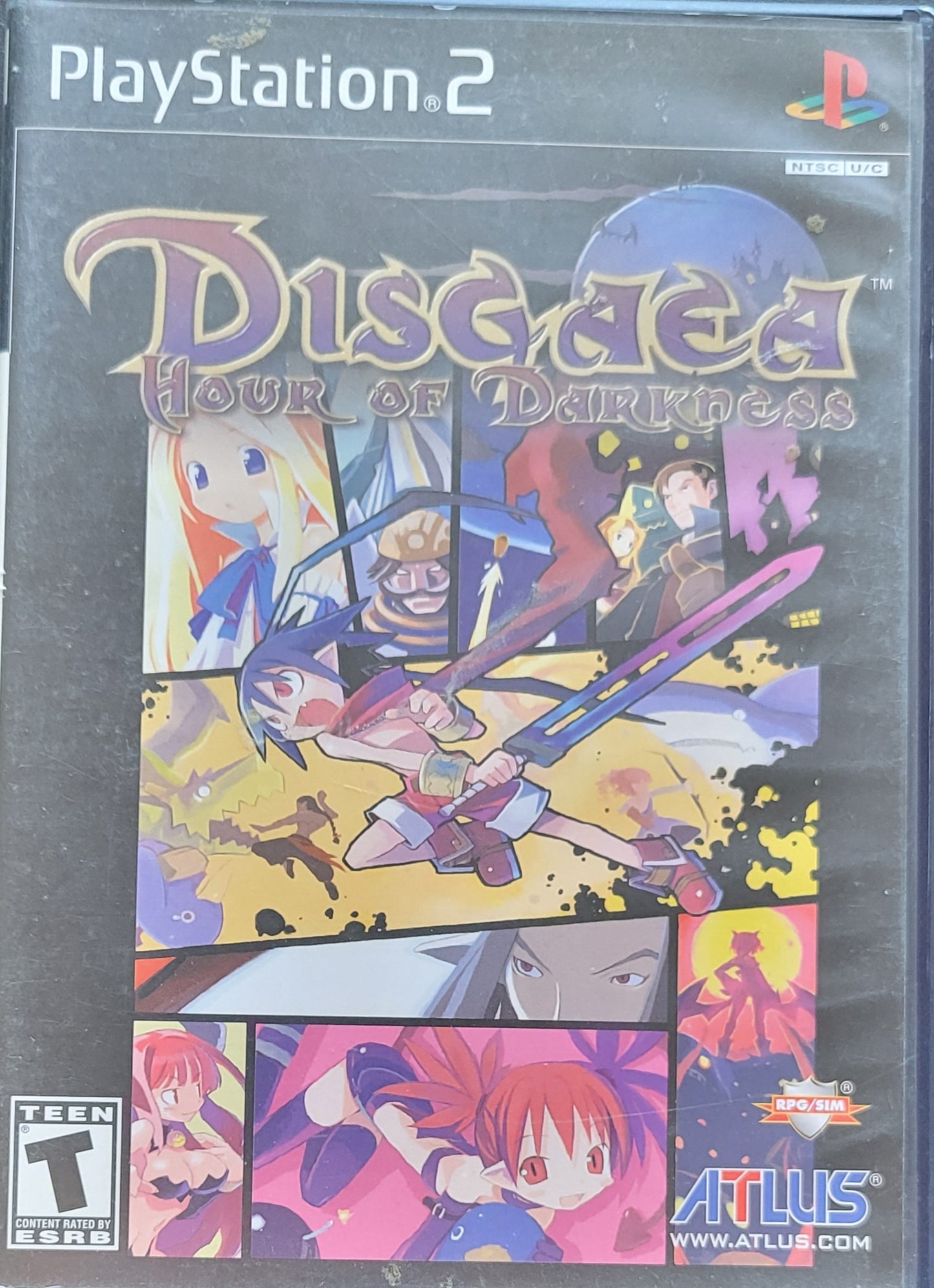 RARE DISGAEA: Hour Of Darkness - Sony PlayStation 2 2003 PS2 CIB Pre-Owned Great Shape! Tested & Working