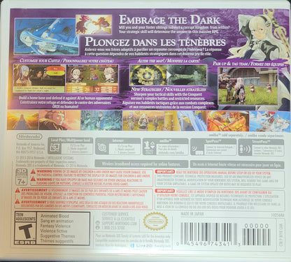 Fire Emblem Fates: Conquest - Nintendo 3DS (2016) - Great Shape!